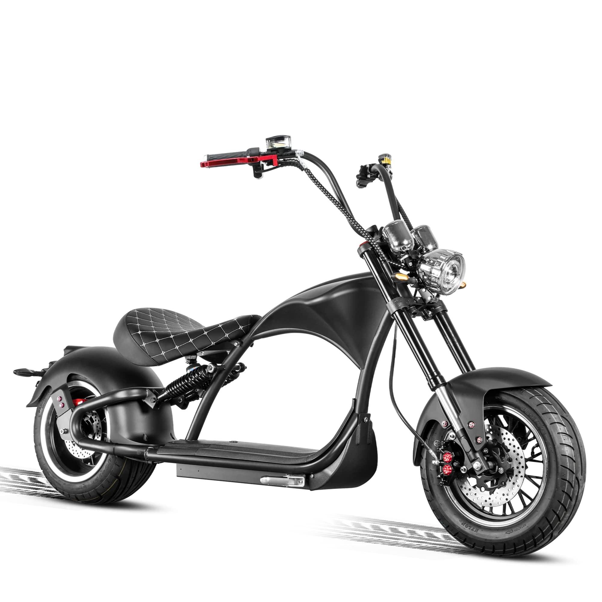 【Sports&Outdoors】eAhora M1P 37Mph 2000W Electric Motorcycle for Adults, 60V 30ah Lithium Battery Rear Motor